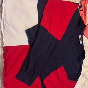 Cropped long sleeve shirt